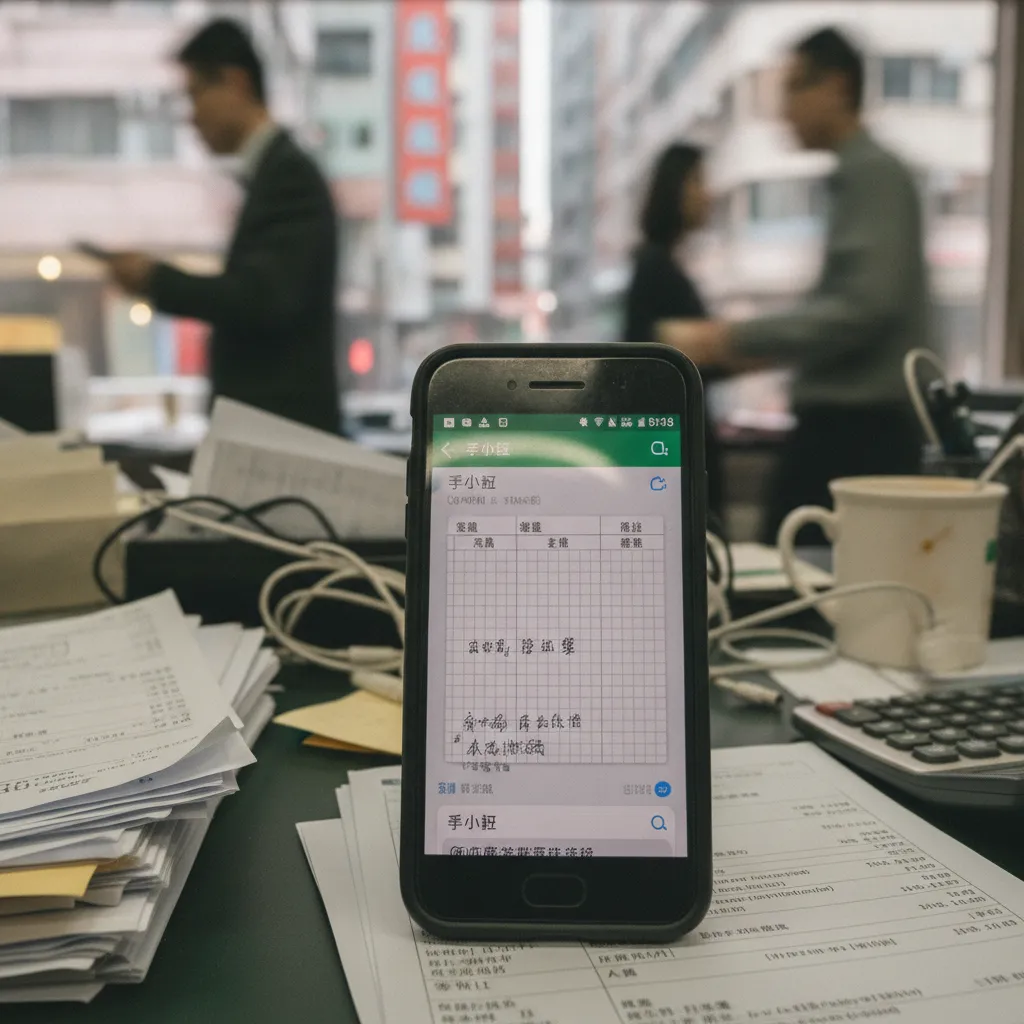 WhatsApp 手寫訂單
